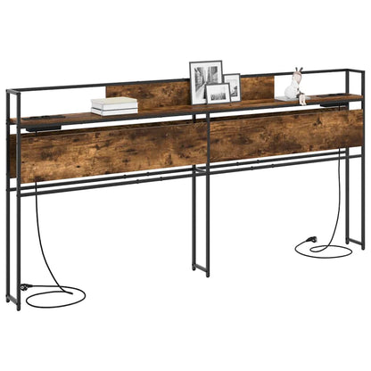 Testata contenitore Rovere fumo 200 cm Legno multistrato