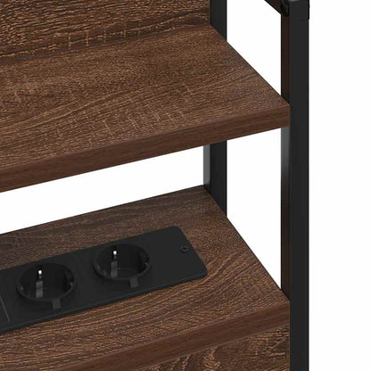 Testata contenitore Rovere marrone 75 cm Legno multistrato