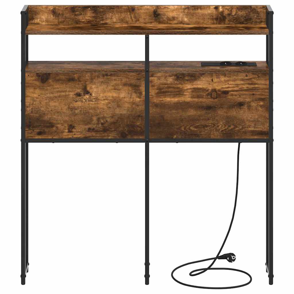 Testata contenitore Rovere fumo 80 cm Legno multistrato