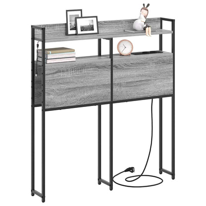 Testata contenitore Grigio sonoma 100 cm Legno multistrato