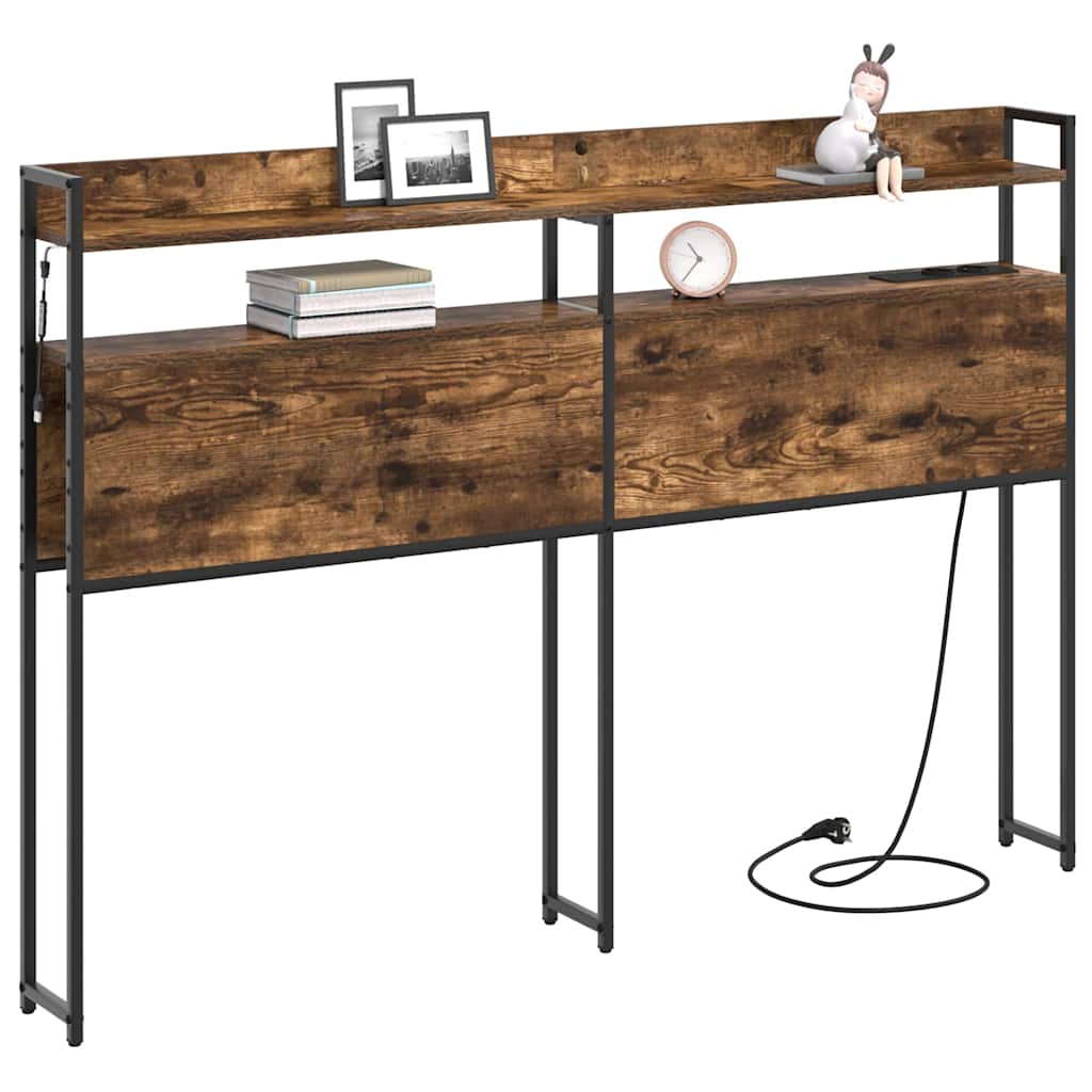 Testata contenitore Rovere fumo 120 cm Legno multistrato