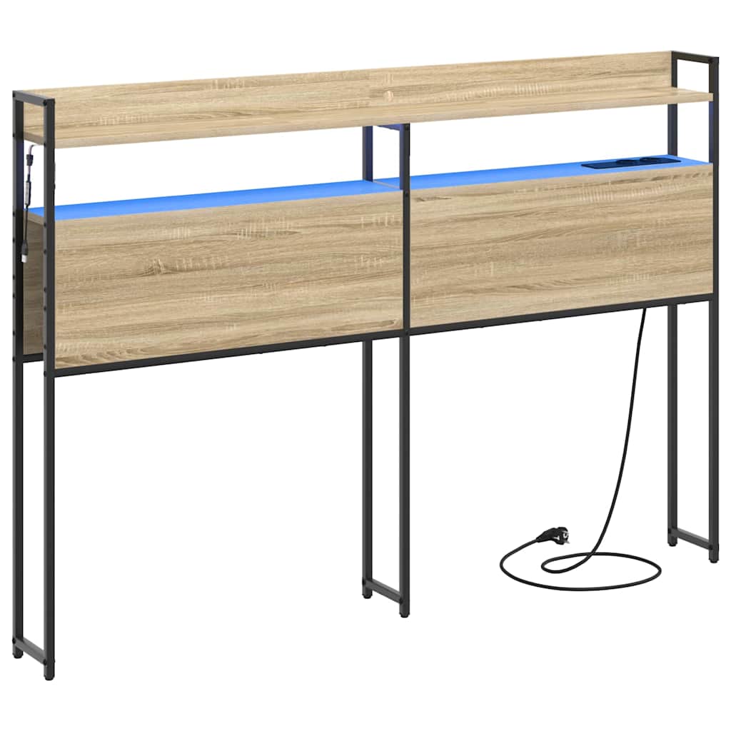 Testata contenitore rovere sonoma 135 cm Legno multistrato