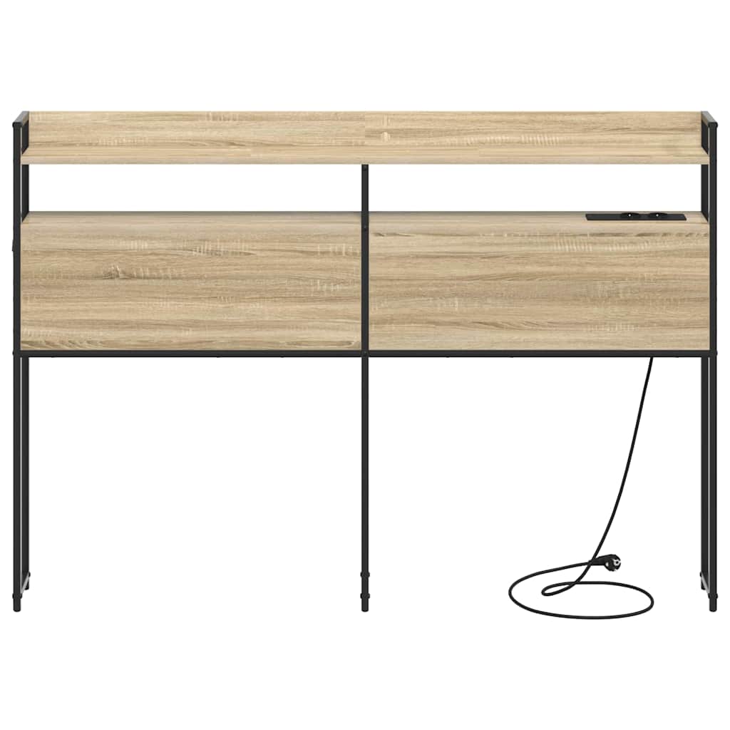 Testata contenitore rovere sonoma 135 cm Legno multistrato