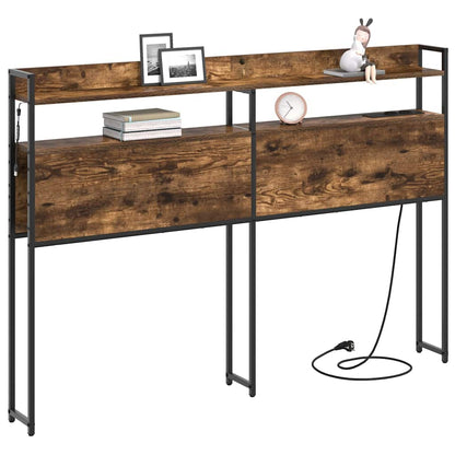 Testata contenitore Rovere fumo 135 cm Legno multistrato