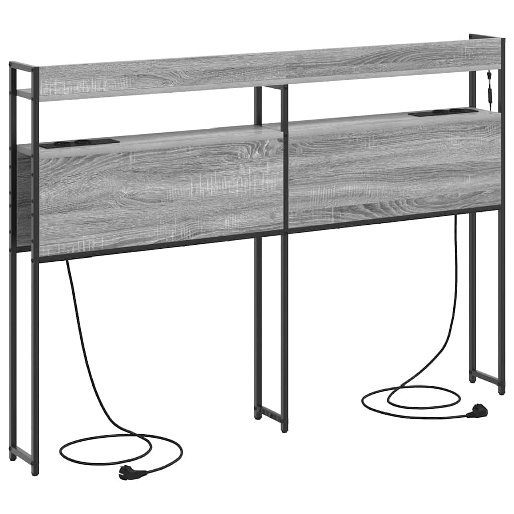 Testata contenitore Grigio sonoma 140,5 x 15 x 98 cm