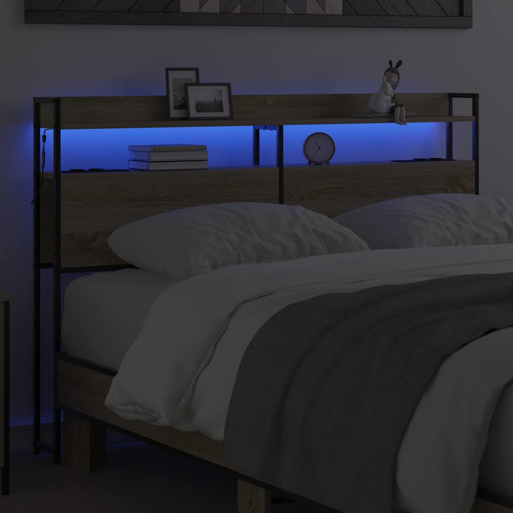 Testata contenitore rovere sonoma 150 cm Legno multistrato