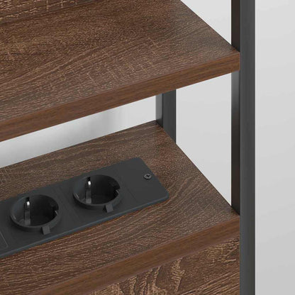 Testata contenitore Rovere marrone 150 cm Legno multistrato