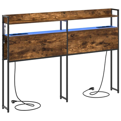 Testata contenitore Rovere fumo 160 cm Legno multistrato