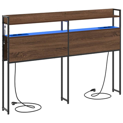 Testata contenitore Rovere marrone 160 cm Legno multistrato