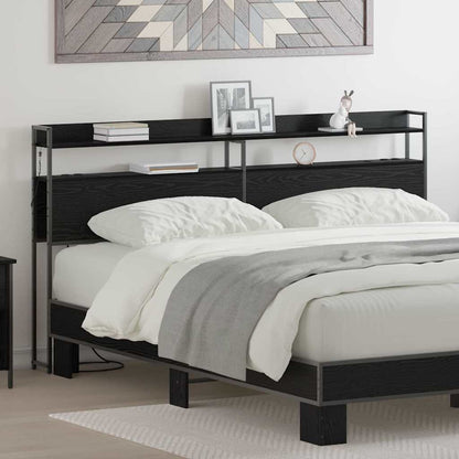 Testata contenitore Rovere nero 180 cm Legno multistrato