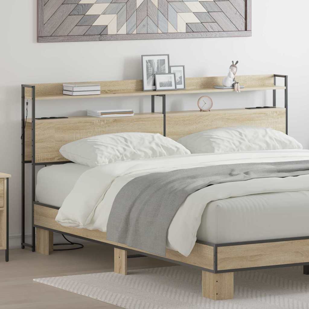 Testata contenitore rovere sonoma 180 cm Legno multistrato