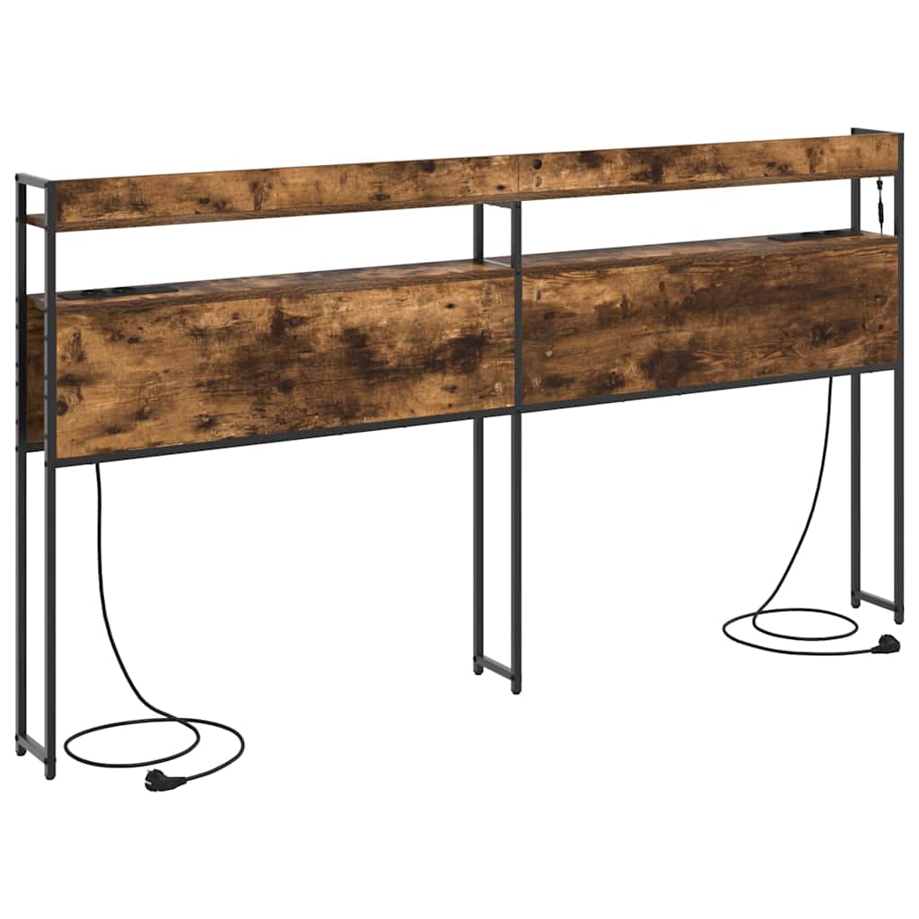 Testata contenitore Rovere fumo 180 cm Legno multistrato