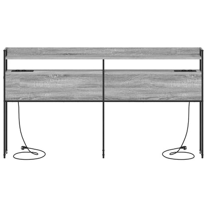 Testata contenitore Grigio sonoma 180 cm Legno multistrato