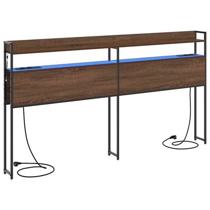 Testata contenitore Rovere marrone 180 cm Legno multistrato