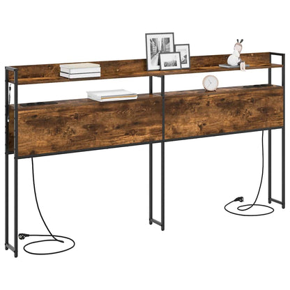 Testata contenitore Rovere fumo 200 cm Legno multistrato