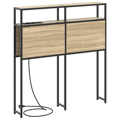 Testata contenitore rovere sonoma 75 cm Legno multistrato