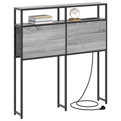 Testata contenitore Grigio sonoma 75 cm Legno multistrato