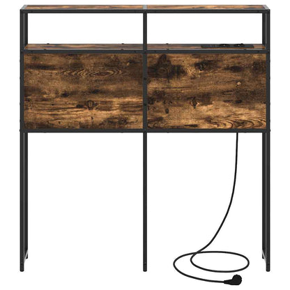 Testata contenitore Rovere fumo 80 cm Legno multistrato