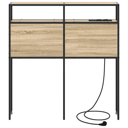 Testata contenitore rovere sonoma 90 cm Legno multistrato