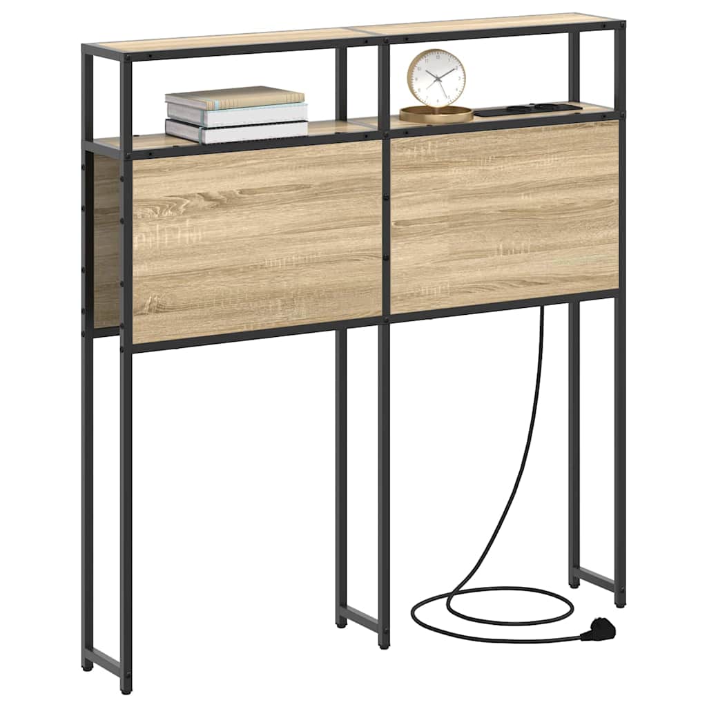 Testata contenitore rovere sonoma 90 cm Legno multistrato