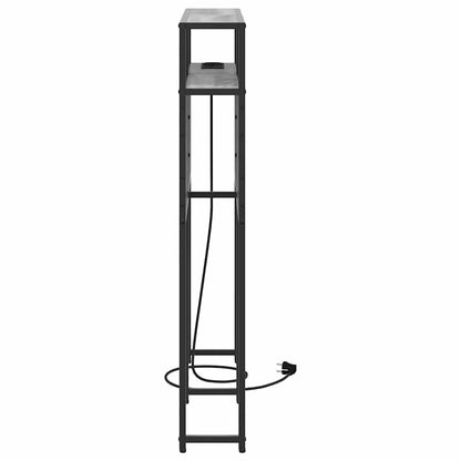 Testata contenitore Grigio sonoma 90 cm Legno multistrato