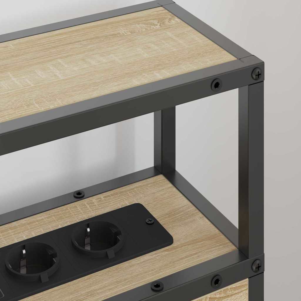 Testata contenitore rovere sonoma 100 cm Legno multistrato