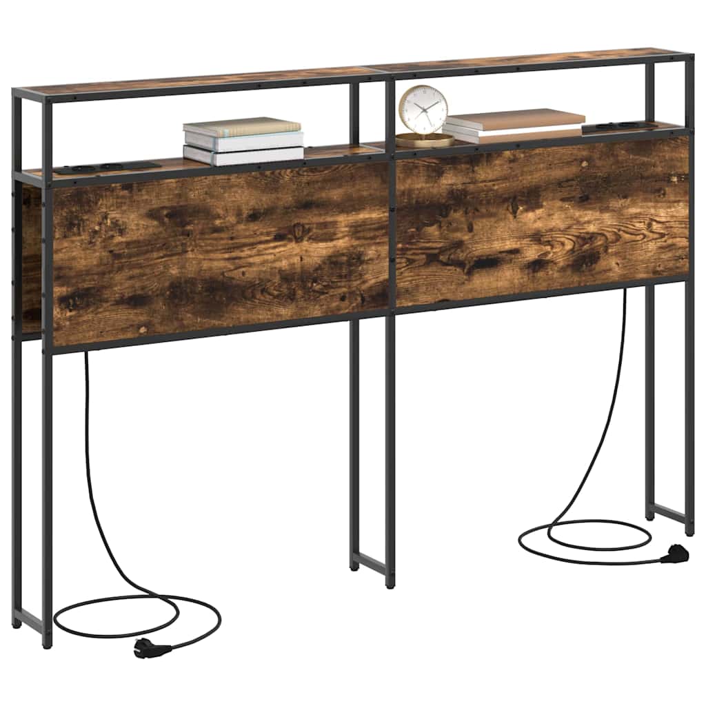 Testata contenitore Rovere fumo 120 cm Legno multistrato