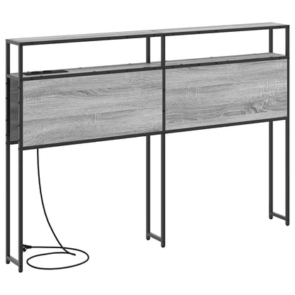 Testata contenitore Grigio sonoma 120 cm Legno multistrato