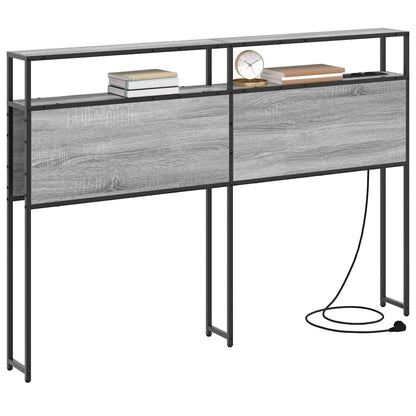 Testata contenitore Grigio sonoma 120 cm Legno multistrato