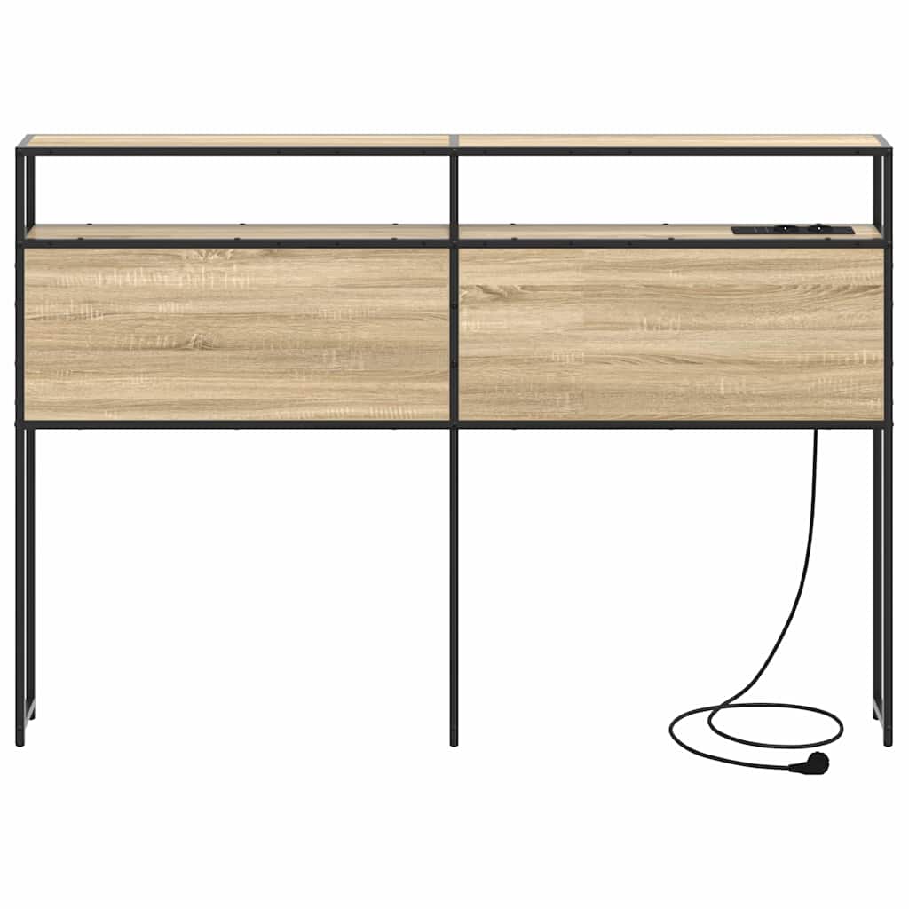 Testata contenitore rovere sonoma 135 cm Legno multistrato