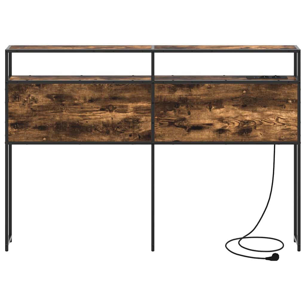 Testata contenitore Rovere fumo 135 cm Legno multistrato