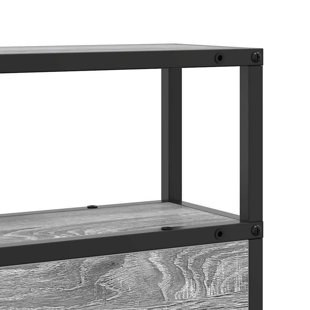 Testata contenitore Grigio sonoma 135 cm Legno multistrato