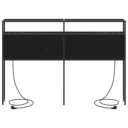 Testata contenitore Rovere nero 140 cm Legno multistrato