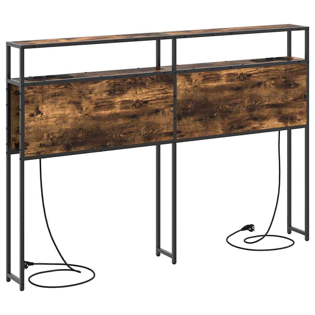 Testata contenitore Rovere fumo 140 cm Legno multistrato