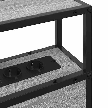 Testata contenitore Grigio sonoma 150 cm Legno multistrato