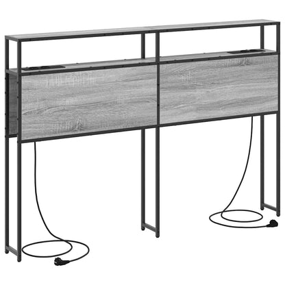 Testata contenitore Grigio sonoma 150 cm Legno multistrato