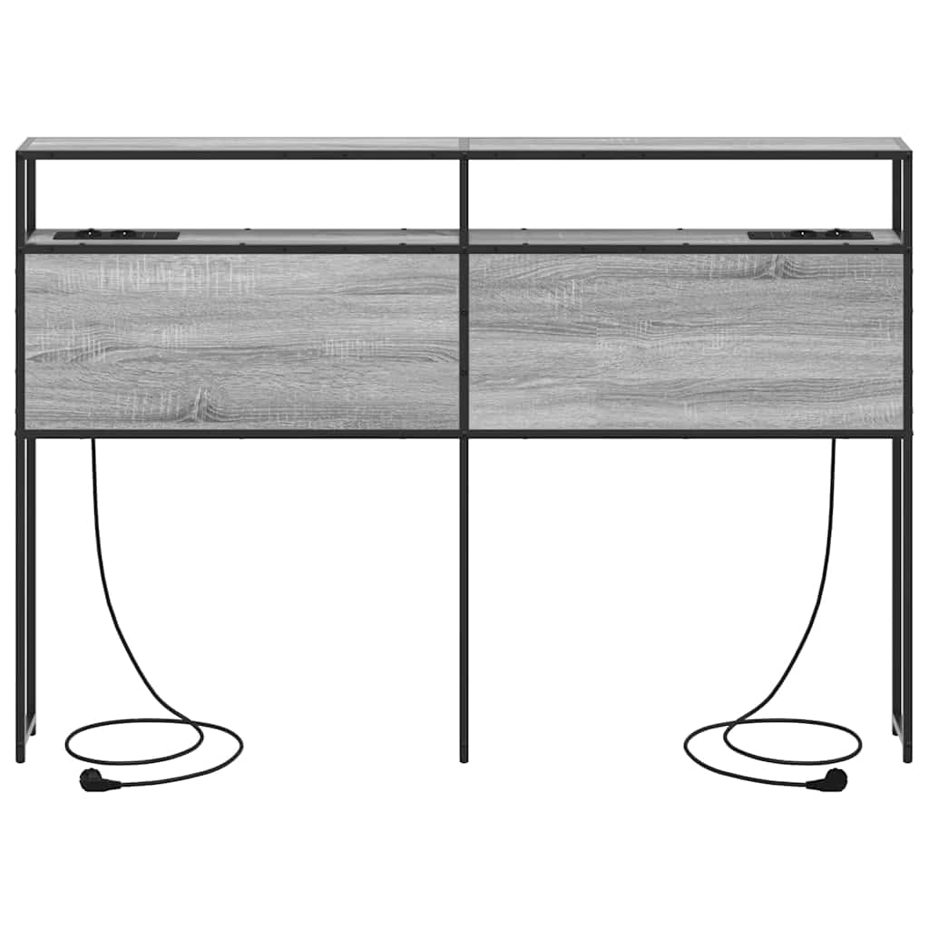 Testata contenitore Grigio sonoma 150 cm Legno multistrato