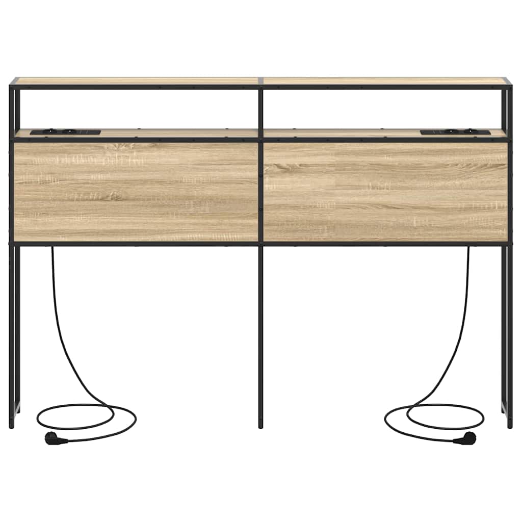 Testata contenitore rovere sonoma 160 cm Legno multistrato