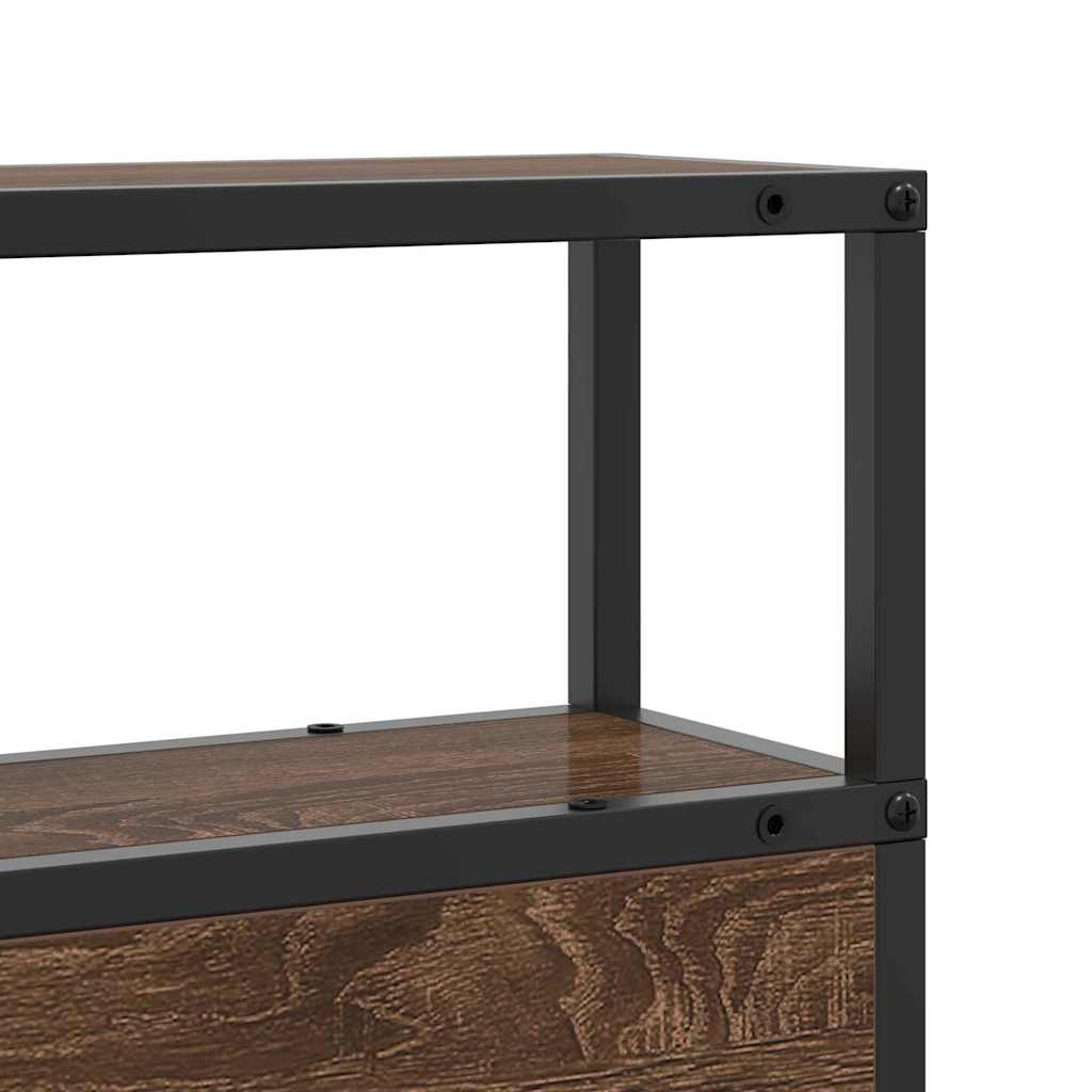 Testata contenitore Rovere marrone 160 cm Legno multistrato