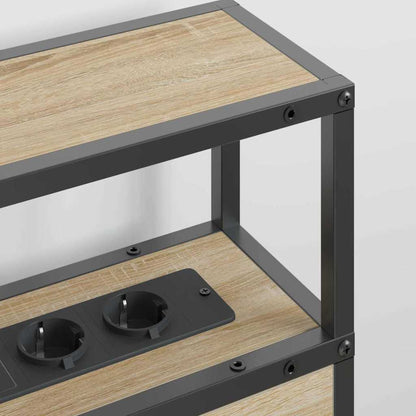 Testata contenitore rovere sonoma 180 cm Legno multistrato