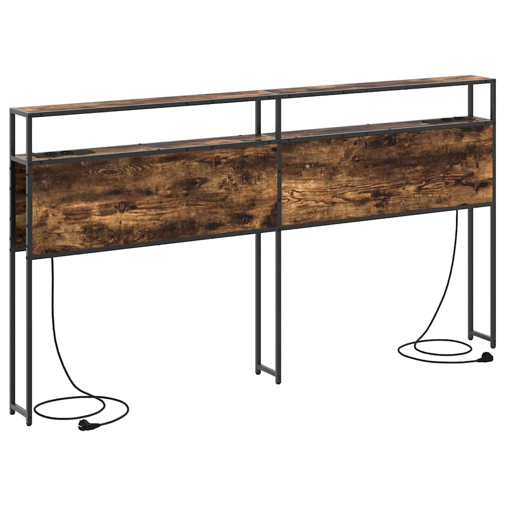 Testata contenitore Rovere fumo 180 cm Legno multistrato