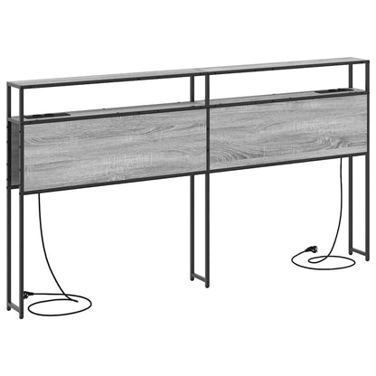 Testata contenitore Grigio sonoma 180 cm Legno multistrato