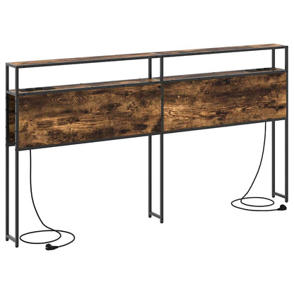 Testata contenitore Rovere fumo 200 cm Legno multistrato