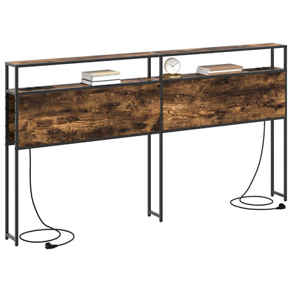 Testata contenitore Rovere fumo 200 cm Legno multistrato