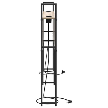 Testiera con Stazione di Carica e Storage rovere sonoma 180 cm