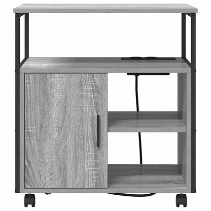 Cabina con Stazione di Ricarica Grigio Sonoma 61 x 46 x 67 cm | homemem39