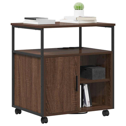Cabina con Stazione di Ricarica Rovere Marrone 61 x 46 x 67 cm | homemem39