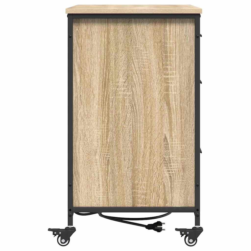 Cabina con Stazione di Ricarica Rovere Sonoma 76 x 41 x 72 cm | homemem39
