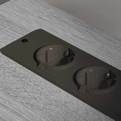 Cabina con Stazione di Ricarica Grigio Sonoma 76 x 41 x 72 cm | homemem39