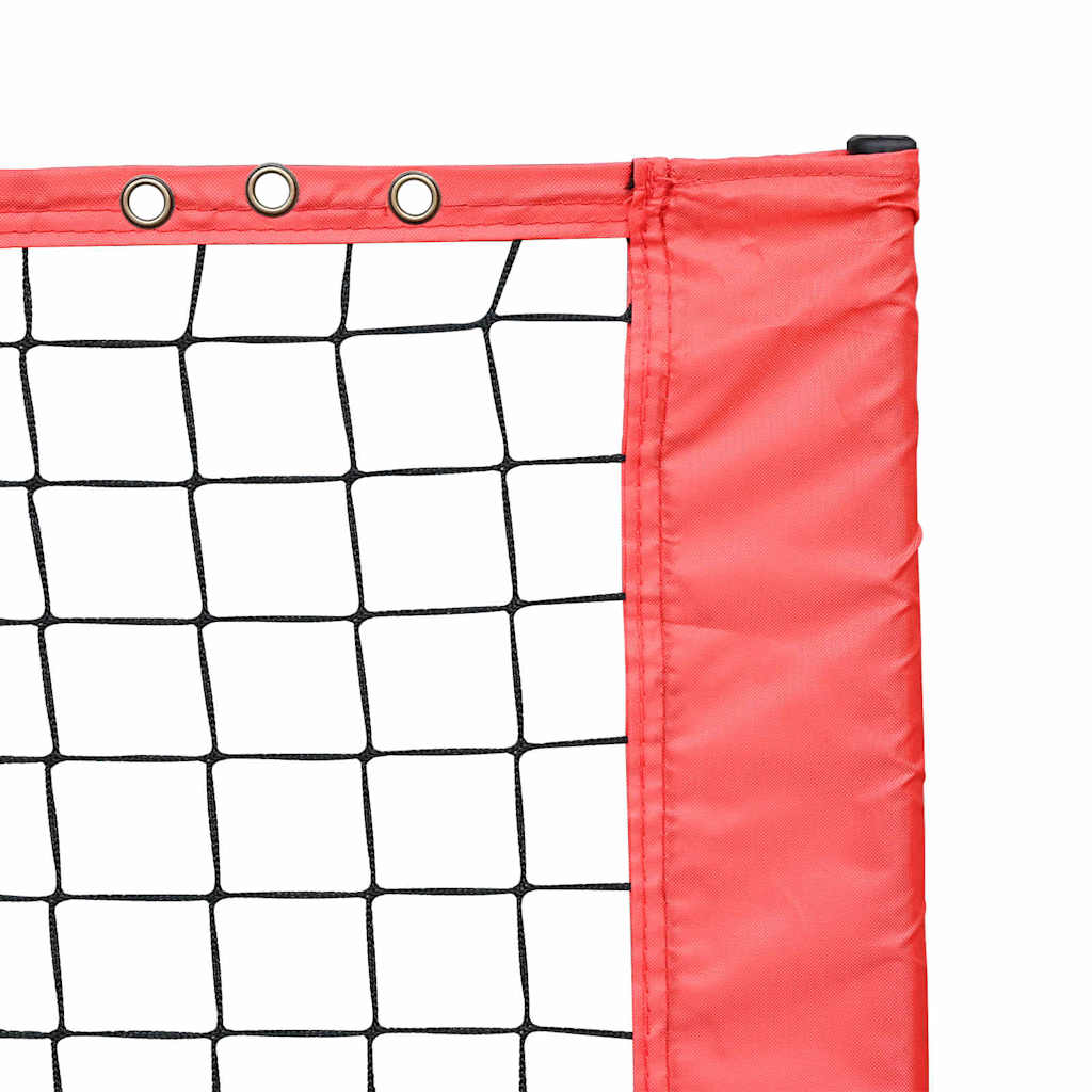 Rete da tennis Nero e rosso 396 x 92 x 87 cm Poliestere